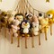 Stuffed Animal Hammock-Large Stuffed Animal Net For Toys Corner-Hanging Stuff Animal Toy Storage Organizer For Plush Plushie Display Caramel Toy Storage Girl Room Bedroom Boho Nursery Decor